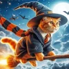 Halloween Cat Art Diamond Painting
