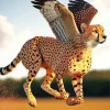 Hybrid Cheetah Diamond Painting