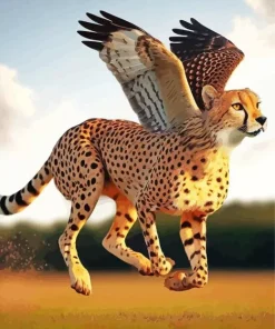 Hybrid Cheetah Diamond Painting