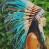 Indian Headdress Diamond Painting