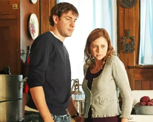 Jim And Pam Diamond Painting