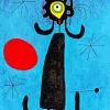 Joan Miro Woman In Front Of The Sun Diamond Painting
