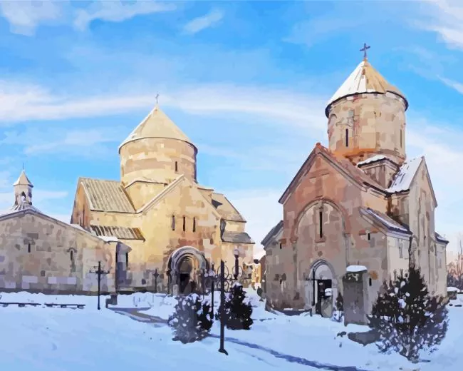kecharis monastery Diamond By Numbers Kecharis Monastery Diamond Painting