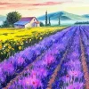 Lavender And Sunflower Diamond Painting