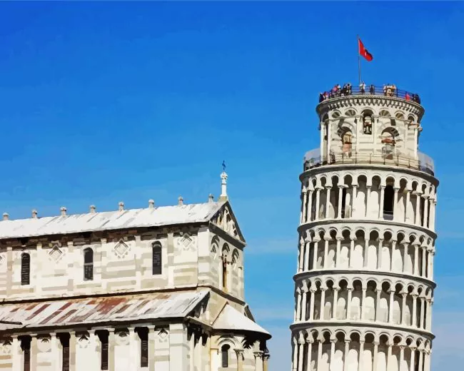 leaning tower of pisa Diamond Dotz Leaning Tower Of Pisa Diamond Painting
