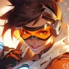 Lena Oxton Overwatch Diamond Painting