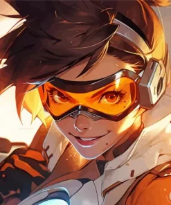 Lena Oxton Overwatch Diamond Painting