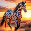 Leopard Horse Diamond Painting