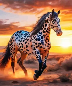 Leopard Horse Diamond Painting