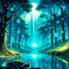 Magical Forest Art Diamond Painting