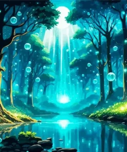Magical Forest Art Diamond Painting