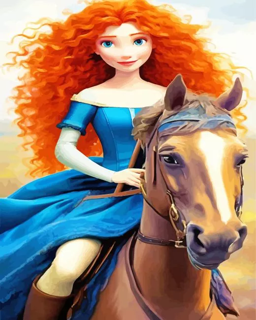 merida and her horse Diamond Dotz Merida And Her Horse Diamond Painting