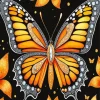 Monarch Butterfly Art Diamond Painting