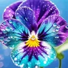 Pansy Art Diamond Painting