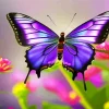 Purple Butterfly Diamond Painting