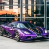 Purple Koenigsegg Agera Diamond Painting