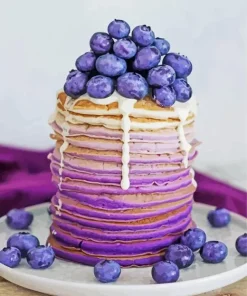 Purple Pancakes Diamond Painting