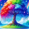 Rainbow Tree Art Diamond Painting