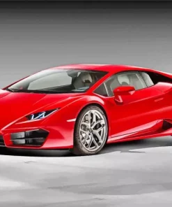 Red Lamborghini Diamond Painting