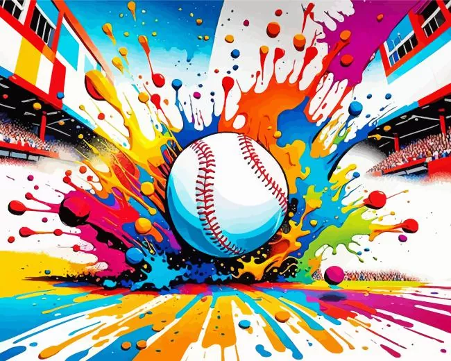 splash baseball Diamond Paints Splash Baseball Diamond Painting
