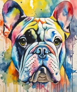 Splash French Bulldog Diamond Painting