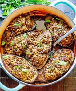 Stuffed Eggplant Diamond Painting
