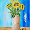 Sunflowers In A Vase Diamond Painting