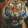 Tiger Roaring Diamond Painting