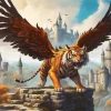 Tiger With Wings Diamond Painting