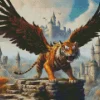 Tiger With Wings Diamond Painting