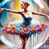 Bubble Ballerina Diamond Painting