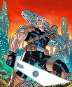 Cable X Men Diamond Painting