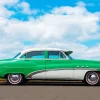 Classic Green Buick Diamond Painting