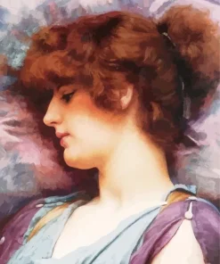 John William Godward Far Away Thoughts Diamond Painting
