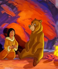 Nita And Kenai Brother Bear Diamond Painting