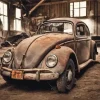 Old Bug Car Diamond Painting
