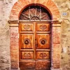 Retro Brown Door Diamond Painting