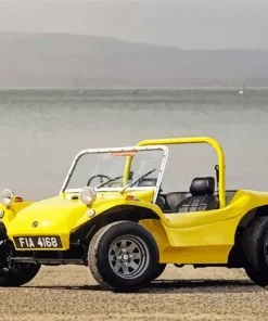 Yellow Buggy Diamond Painting
