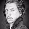 Adam Driver Diamond Painting