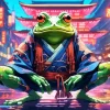 Aesthetic Funky Frog Art Diamond Painting