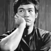 Black And White Bruce Lee Diamond Painting