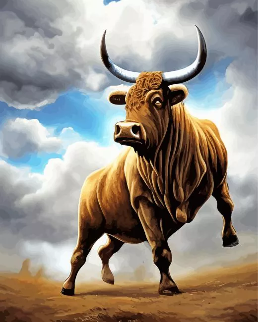 brown bull Diamond Paintings Brown Bull Diamond Painting