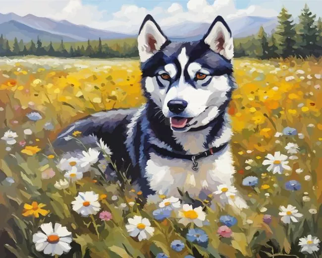 brown eyes husky Diamond Paints Brown Eyes Husky Diamond Painting
