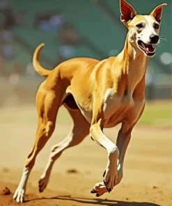 Brown Greyhound Dog Diamond Painting