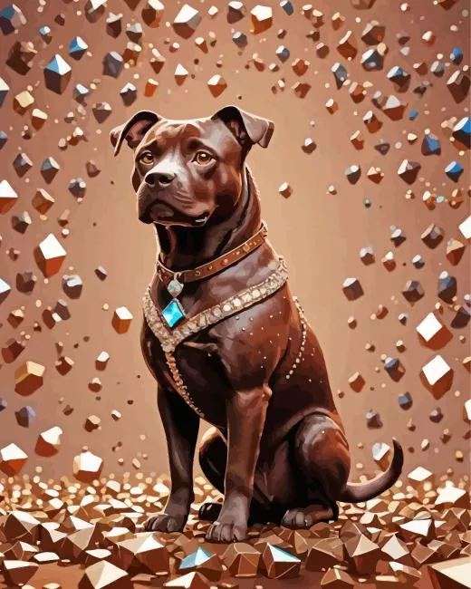 brown stafford Diamond Paintings Brown Stafford Diamond Painting