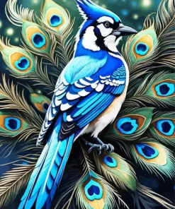 Florida Blue Jay Diamond Painting