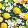 Flowers And Lemons Art Diamond Painting