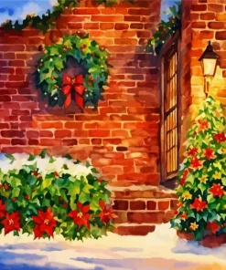 Flowers On Front Porch Diamond Painting
