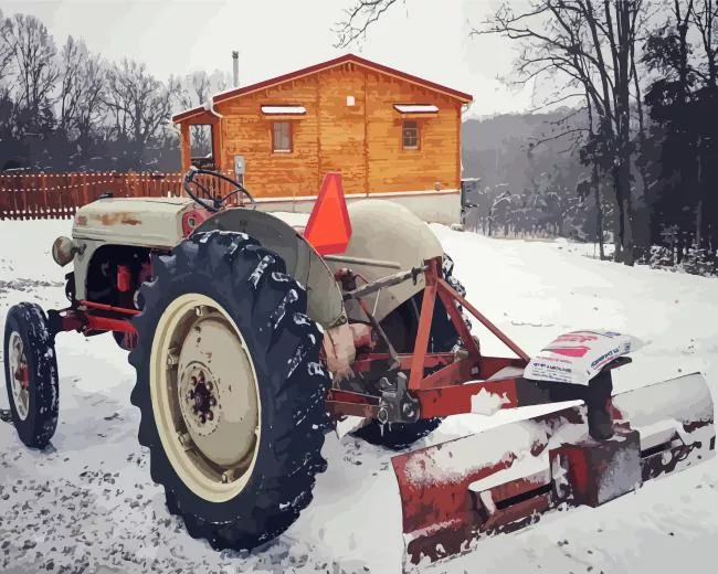 ford 8n gray Diamond Paintings Ford 8n Gray Diamond Painting