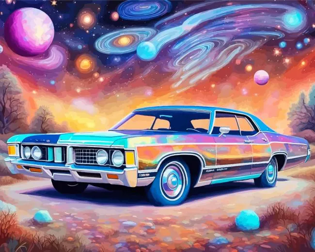 ford galaxie Diamond By Numbers Ford Galaxie Diamond Painting